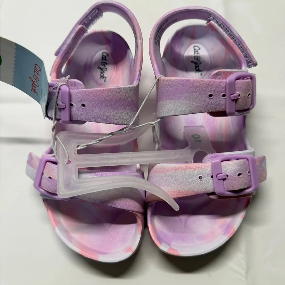 Cat & Jack Girls’‎ Pink and Lavender Sandals